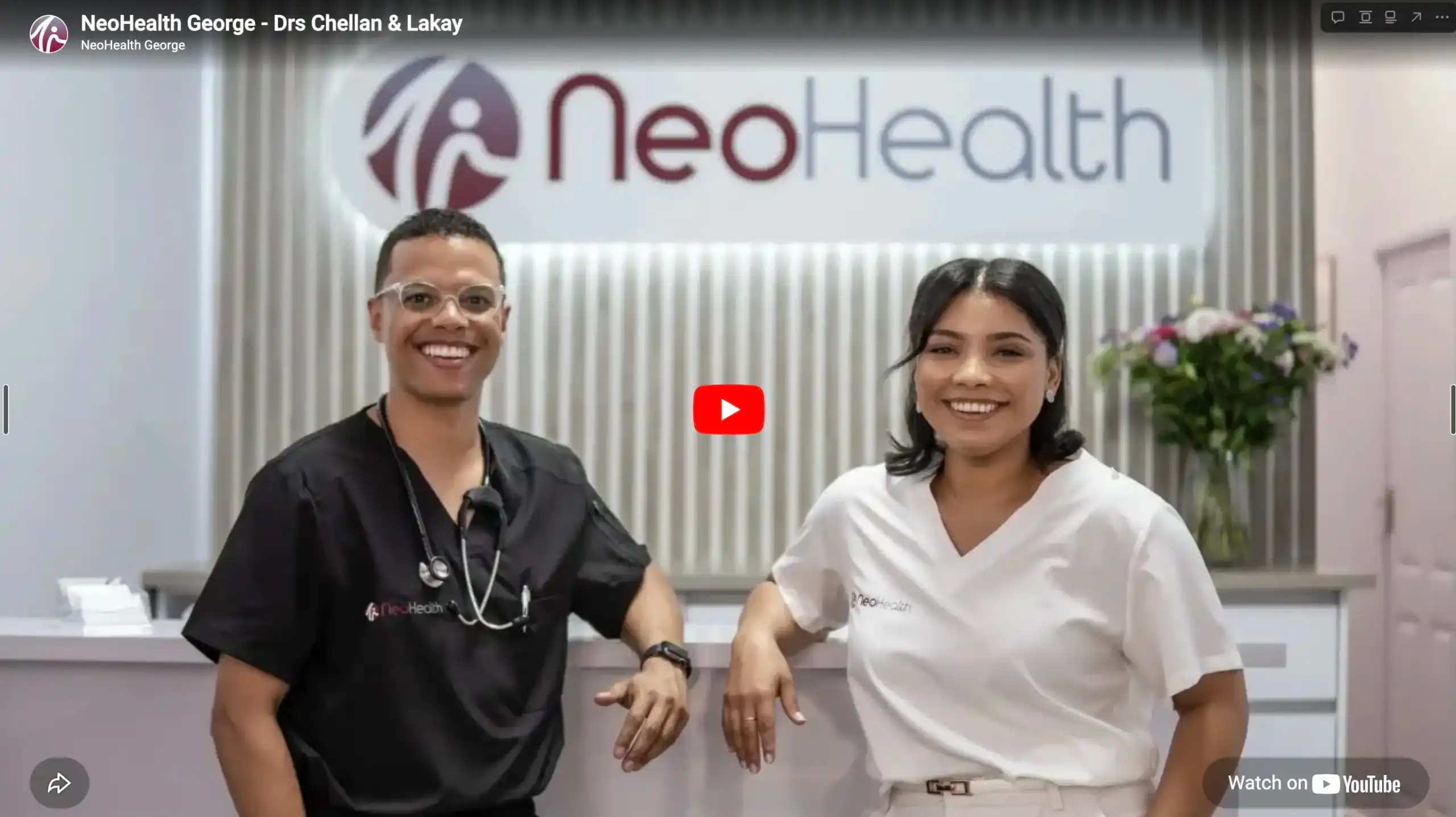 Dr Ethan Chellan and Dr Claudia Lakay — NeoHealth GP practice George, Western Cape